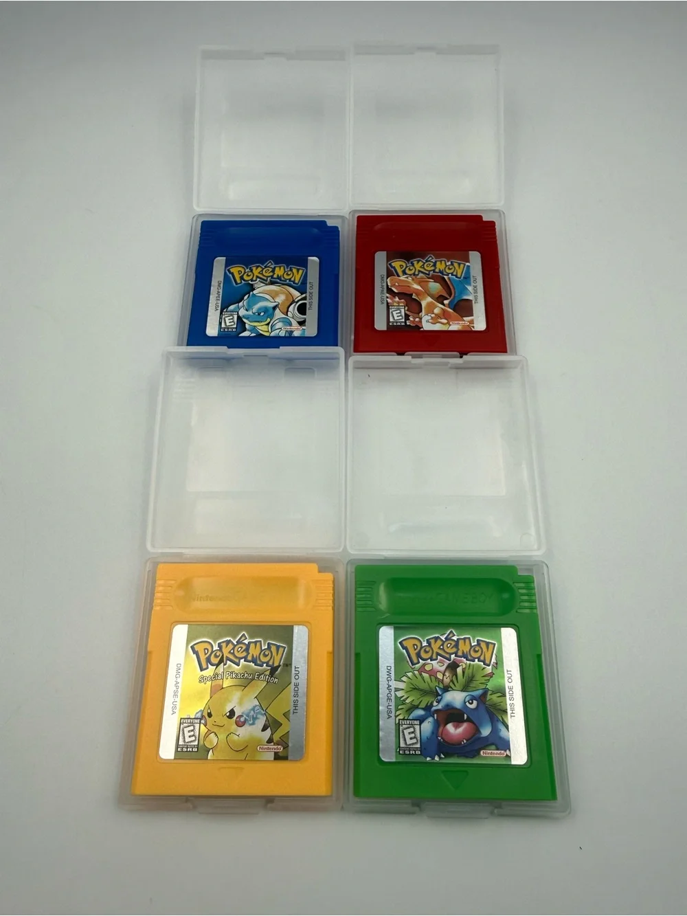 Pokémon Red + Pokémon Blue + Pokémon Yellow + Pokémon Green for GBC